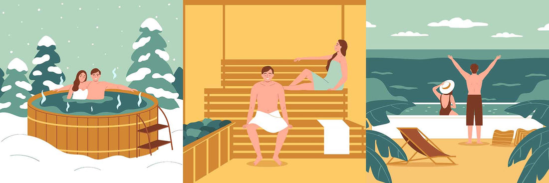 Dry Sauna and Steam Sauna