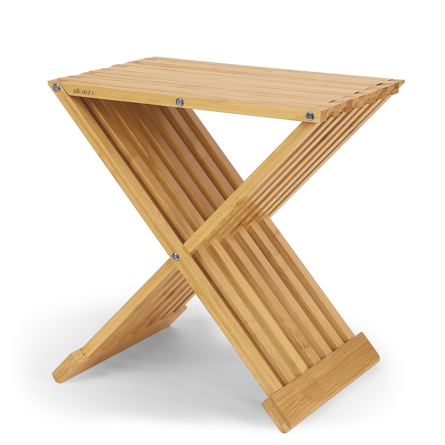 Folding Bamboo Sauna Stool – Portable & Eco-Friendly Wooden Seat