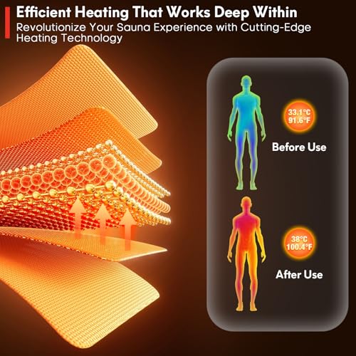 WILLOWYBE Infrared Home Sauna with Advanced Heating Panels, Premium Canadian Hemlock
