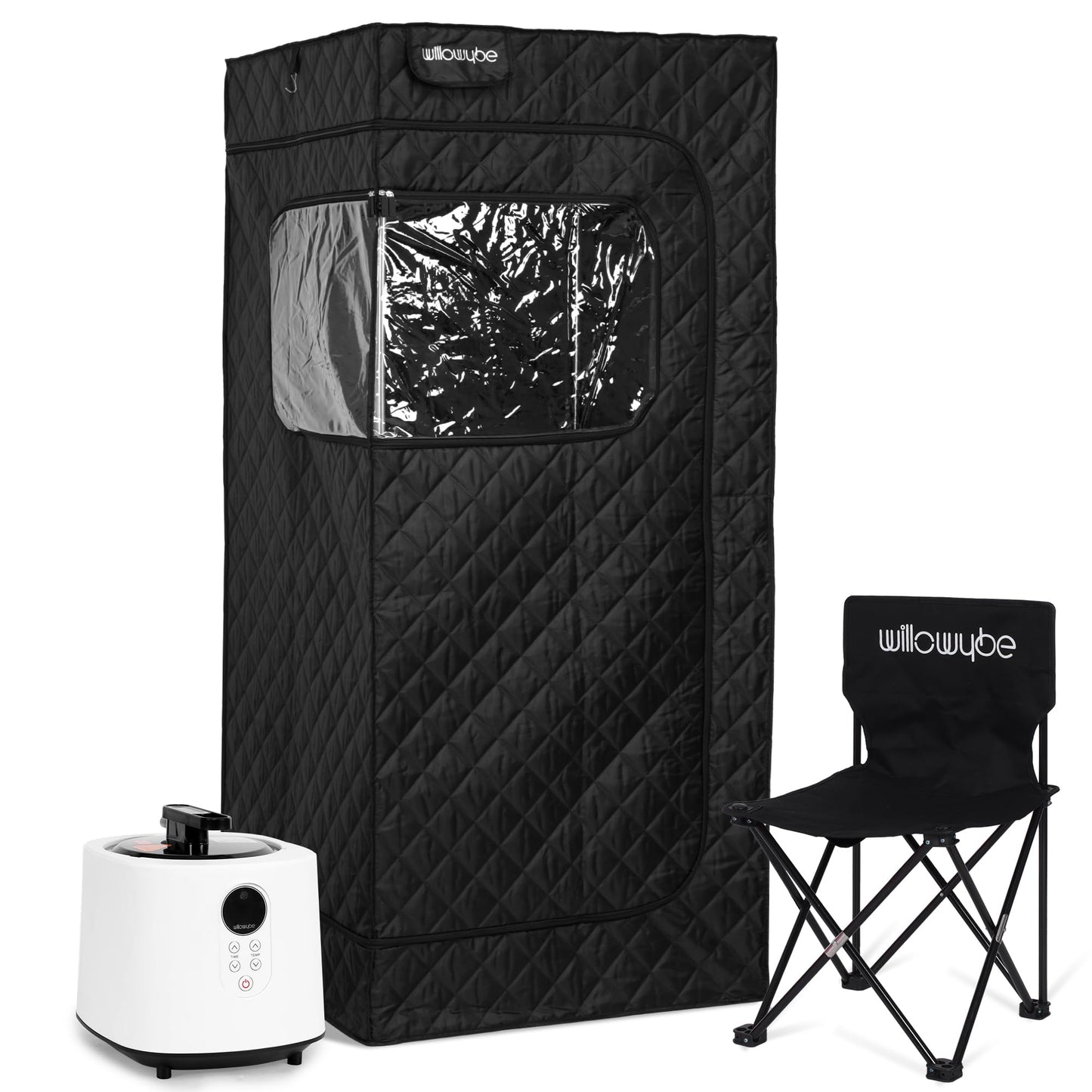 Portable Steam Sauna with Bluetooth Control, 4L KingPower Steame