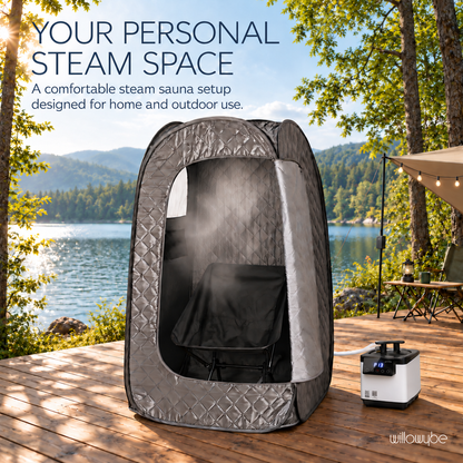 Sauna de vapor portátil de tamaño completo - Plegable