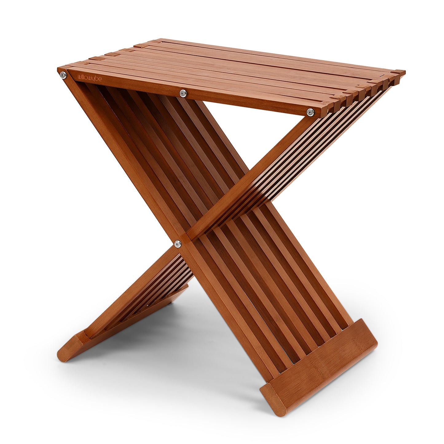 Folding Bamboo Sauna Stool – Portable & Eco-Friendly Wooden Seat