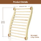 Sauna Backrest Durable Non-Slip Pads & Natural Scotch Pine Wood