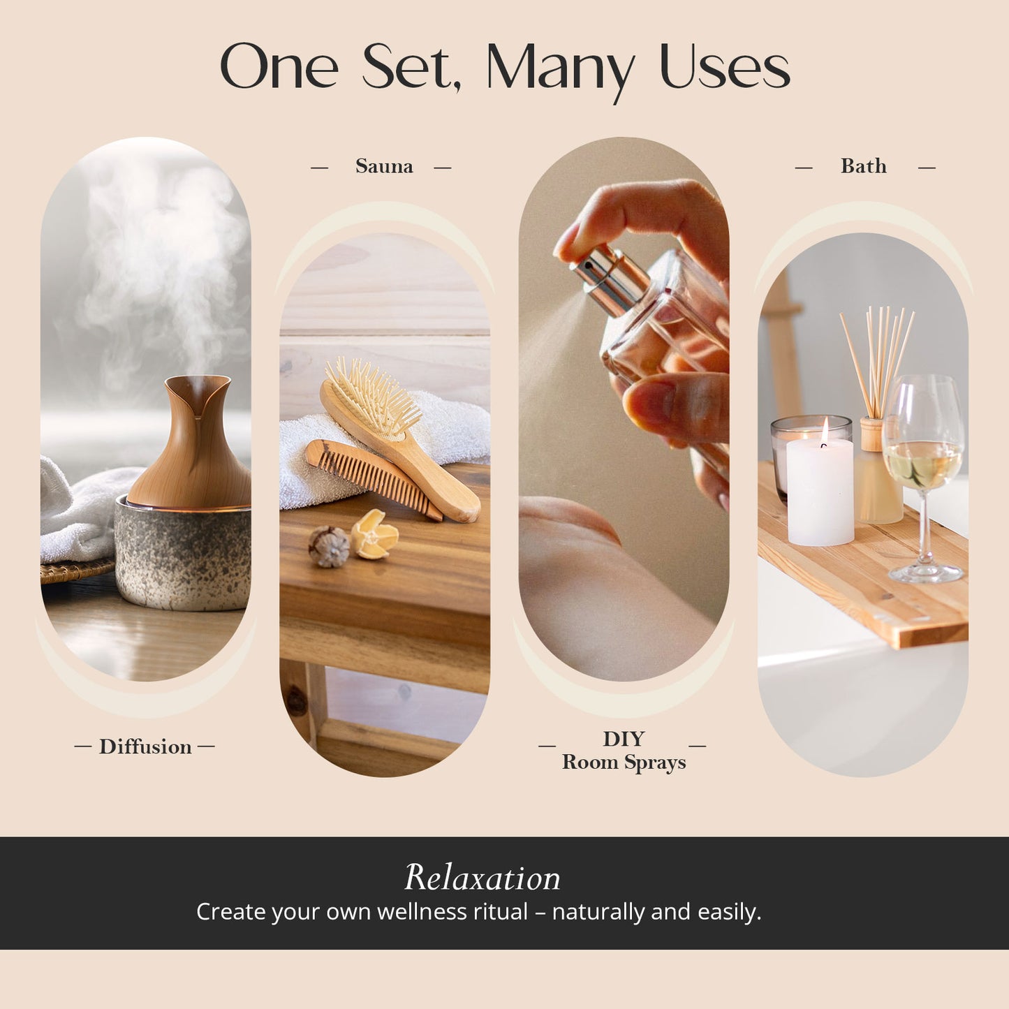 Solvana Essential Oils Set – 6x10ml Water-Soluble Oils