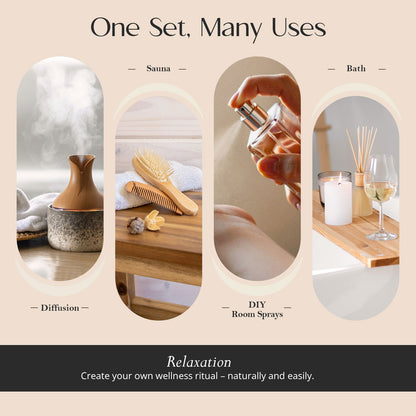 Solvana Essential Oils Set – 6x10ml Water-Soluble Oils