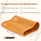 Cuscino per sauna WILLOWYBE in rattan artificiale intrecciato a mano