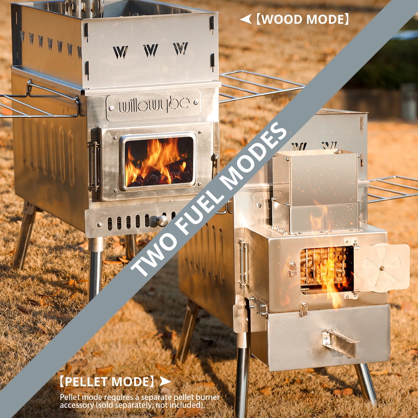 Outdoor Sauna Hot Tent Stove, Rocket Stove Heater, Portable Camping Wood Stove for Dry Sauna, Cooking