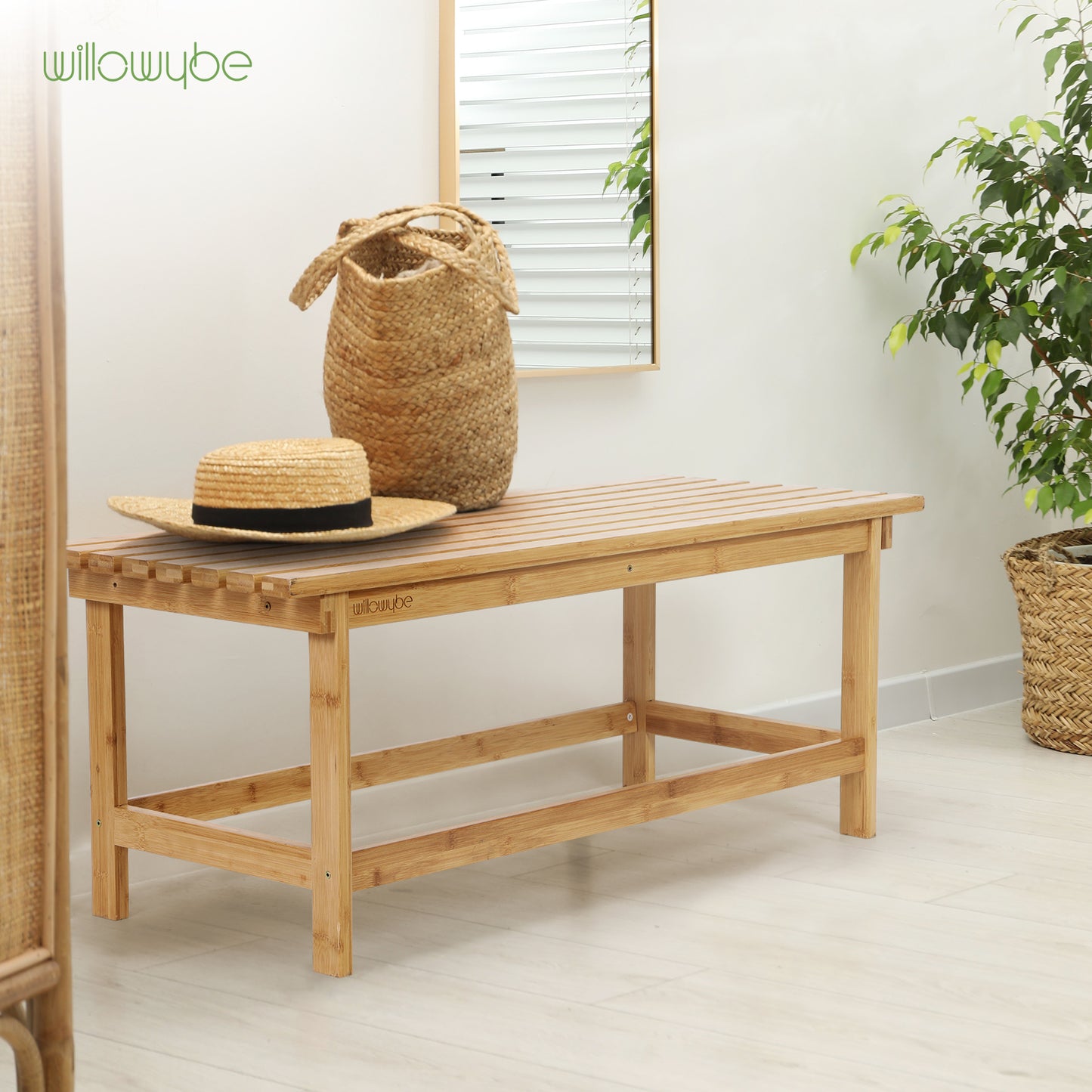 Sauna Stool Bamboo Bench