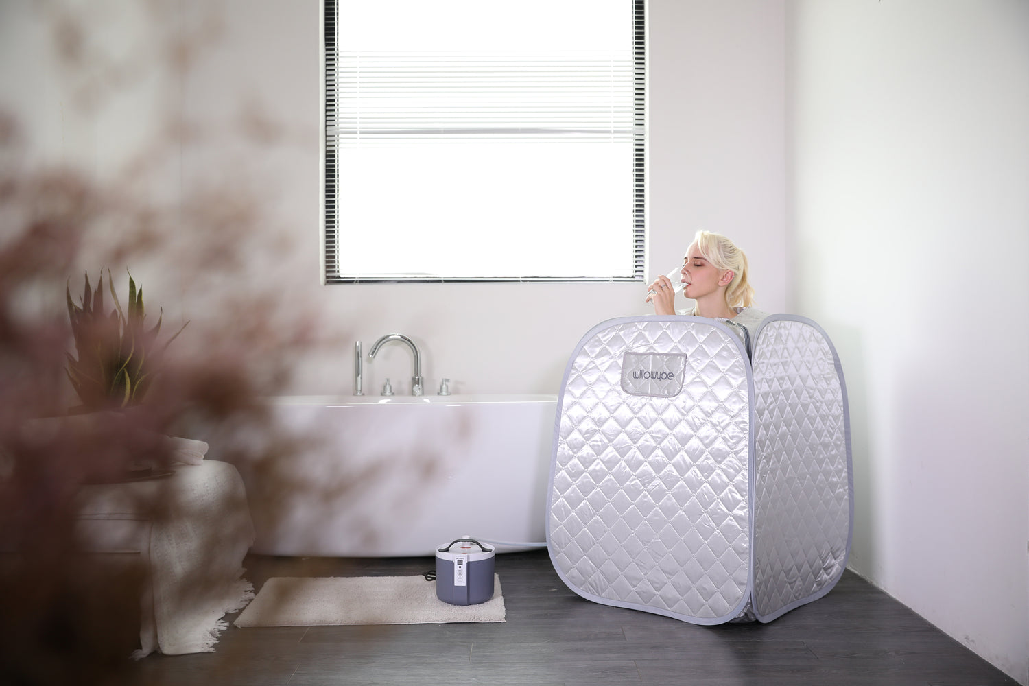 WILLOWYBE Portable Personal Steam Sauna for Home Spa Review, Portable And  Easy 