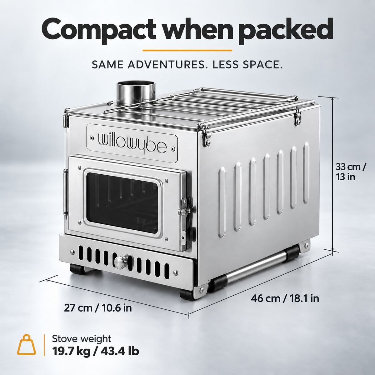 Outdoor Sauna Hot Tent Stove, Rocket Stove Heater, Portable Camping Wood Stove for Dry Sauna, Cooking