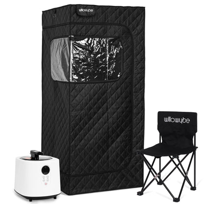 Portable Steam Sauna with Bluetooth Control, 4L KingPower Steame