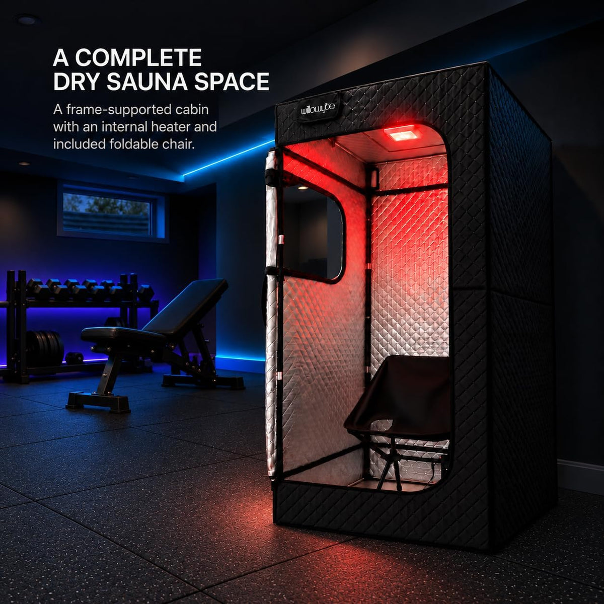 WillowyBe dry10 portable dry sauna product details - image 02