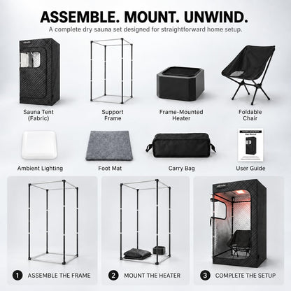 WillowyBe dry10 portable dry sauna product details - image 07