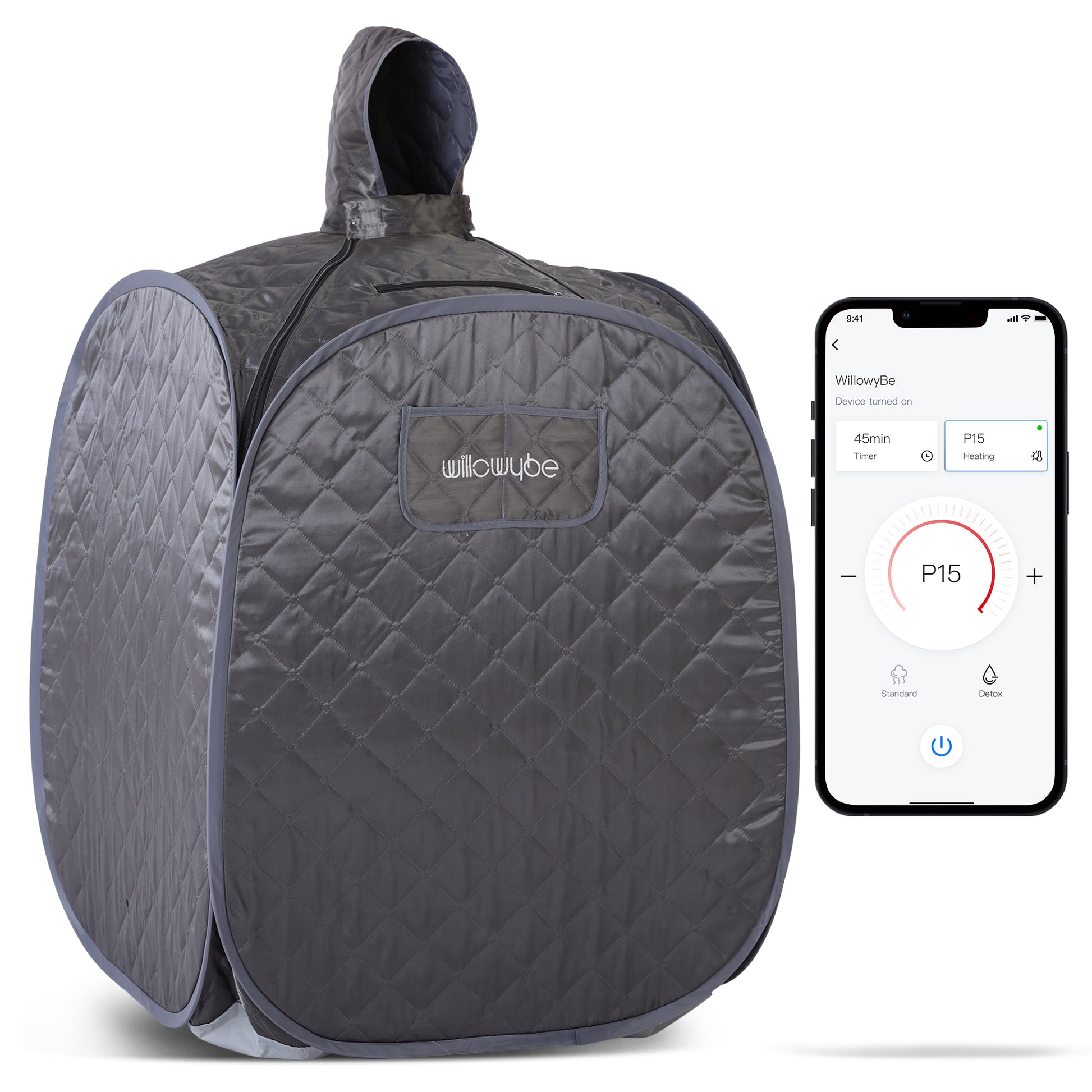 Portable Personal Steam Sauna with APPs | Willowybe